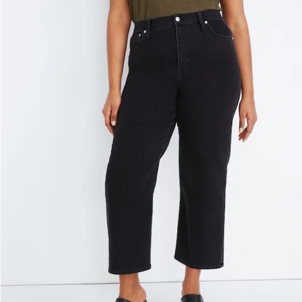 Madewell Slim Wide-Leg Jeans in Lunar Wash
